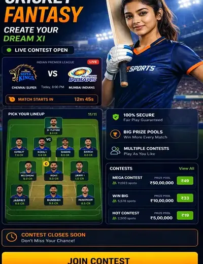 Um (um casino) fantasy cricket & matchday visual 3